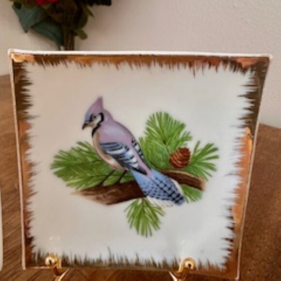Vintage Bradley Exclusives Bird Coasters/Plates – Set of 4 - Picture 4 of 10
